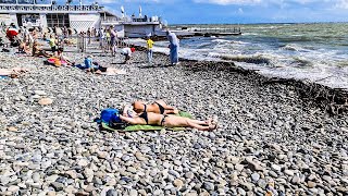 Сочи После Потопа. Туристки В Валежнике. Черное Море Стало По-Настоящему Черным. Отдых Испорчен?