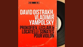 12 Sonates da camera, Op. 6, No. 7 in F Minor: IV. Cantabile. Tempo molto moderato