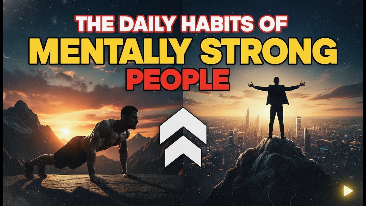 The Daily Habits of Mentally Strong People - YouTube