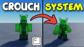How To Make A CROUCHING SYSTEM | 2024 ROBLOX STUDIO