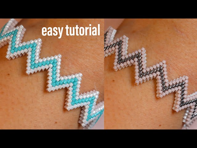 Beaded Double Layer zig zag Bracelet Stylish and Simpel Beaded Double Layer zig zag Bracelet Stylish and Simpel