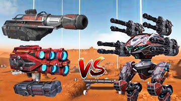 🔥TITAN WEAPONS VS LEECH DAMAGE COMPARISON | WAR ROBOTS