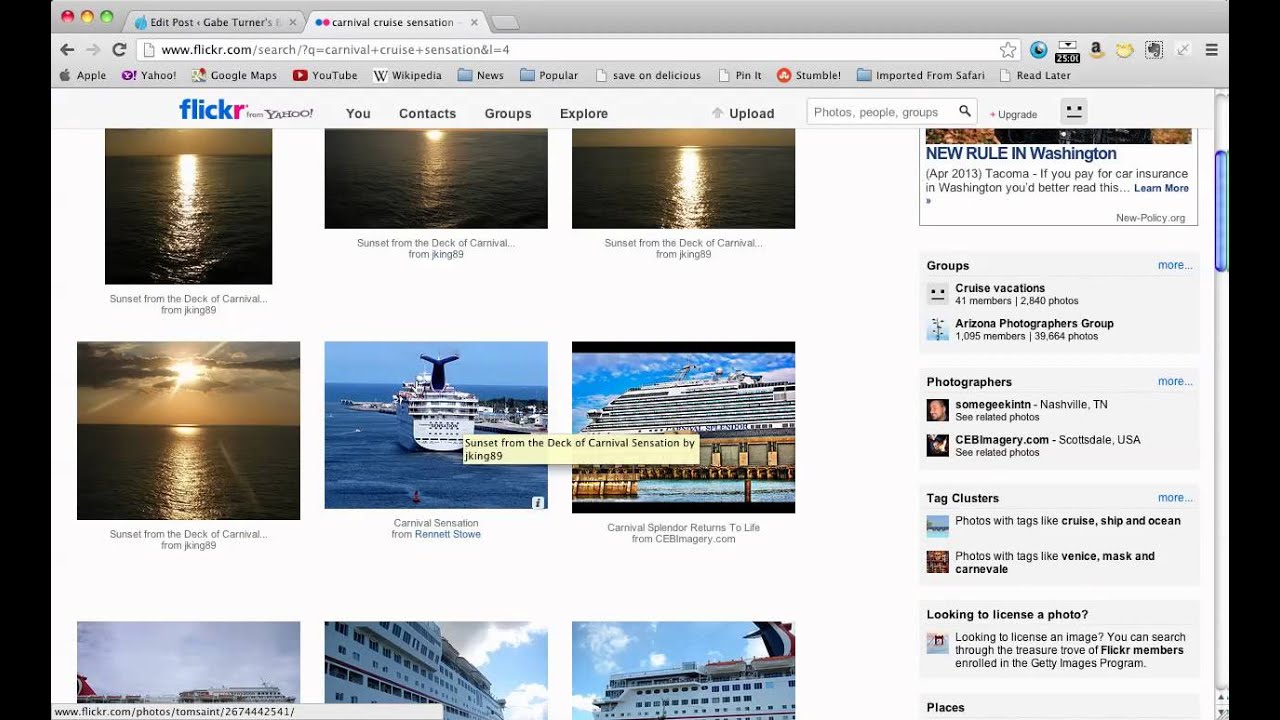 How to find free photos for your blog on Flickr