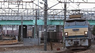 2018年 2月25日 EF66 30号機 武蔵野線仕業ラスト！？ 5082レ前後 府中本町駅付近にて