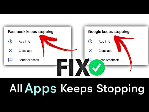 How To Fix All Apps Keeps Stopping Error In Android Phone 100% Works