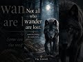 Not All Who Wander Are Lost | The Eirwolf