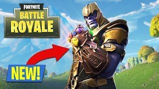 NEW FORTNITE UPDATE *INFINITY GAUNTLET* - PLAY AS THANOS!! (Fortnite Battle Royale)