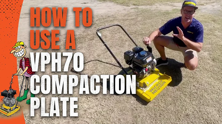 How To Use a VPH70 Compaction Plate