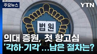 의대 증원, 첫 항고심 '각하·기각'...남은 절차는? / YTN