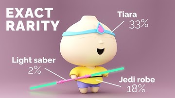 How to set Exact RARITY of Traits in your 3D NFT Collection