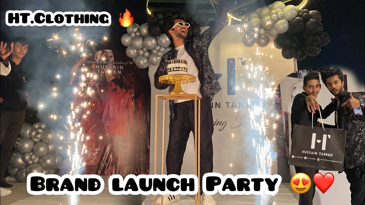 Hussain Ki Brand Lauch Party | Zvlogs | itny Sare Guest 😍 | Ht Clothing | Jayzee Zaraib Zayn