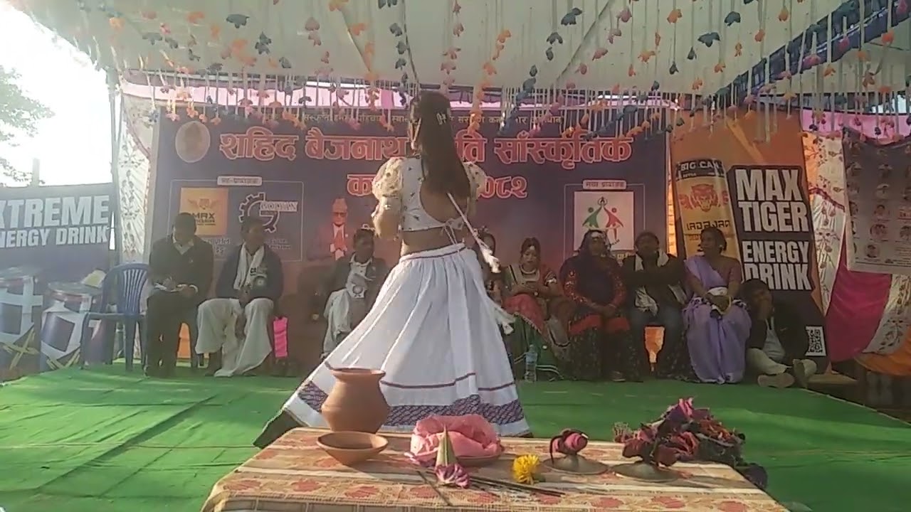 Viral tiktok star  tharu cultural songs__pedari __baijanath smirti saskirtik program_202