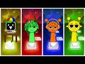 Mr Computer 🆚 Vineria 🆚 Oren 🆚 Simon - Tiles Hop Edm Rush🎶 BUT SPRUNKI INCREDIBOX BATTLE #10