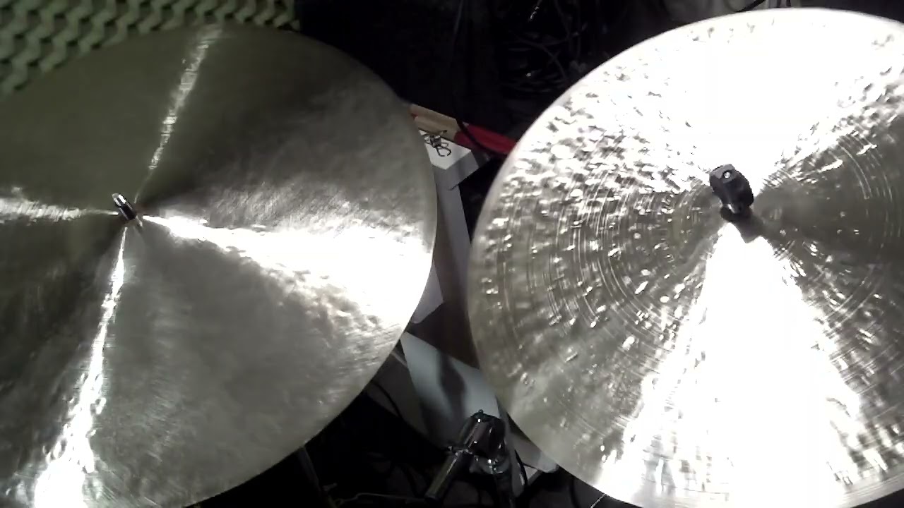 22 & 20 OSC Rides, 2625g & 1774g - Handcrafted cymbals by Craig Lauritsen