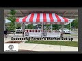 Farmer's Market - How We Set Up Our Farmers Market Booth