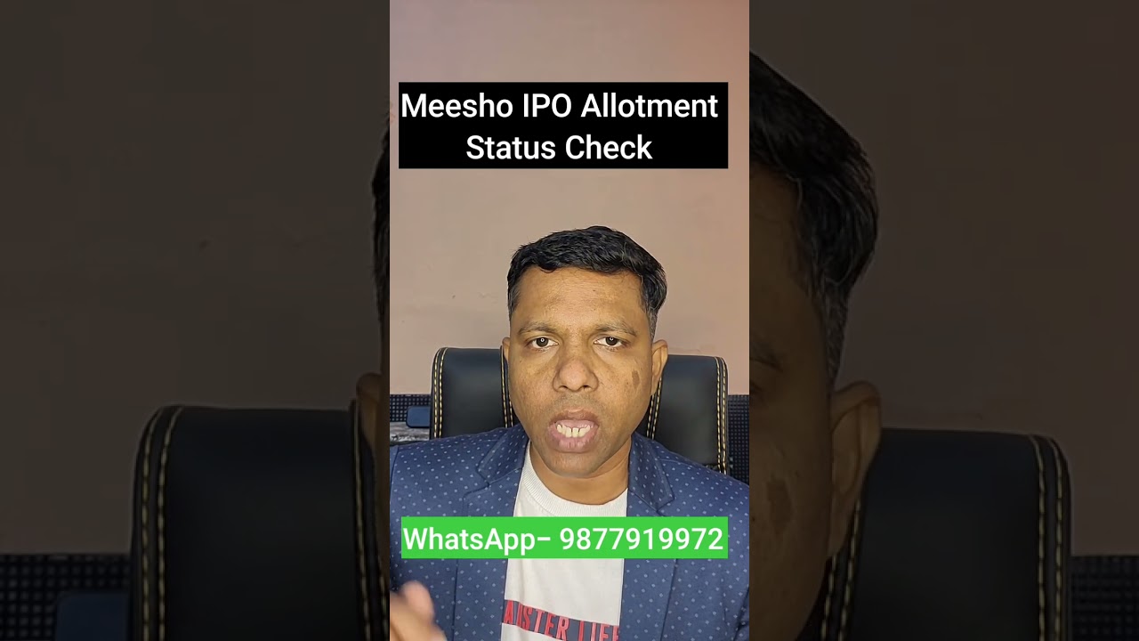 Meesho IPO Allotment Status Check