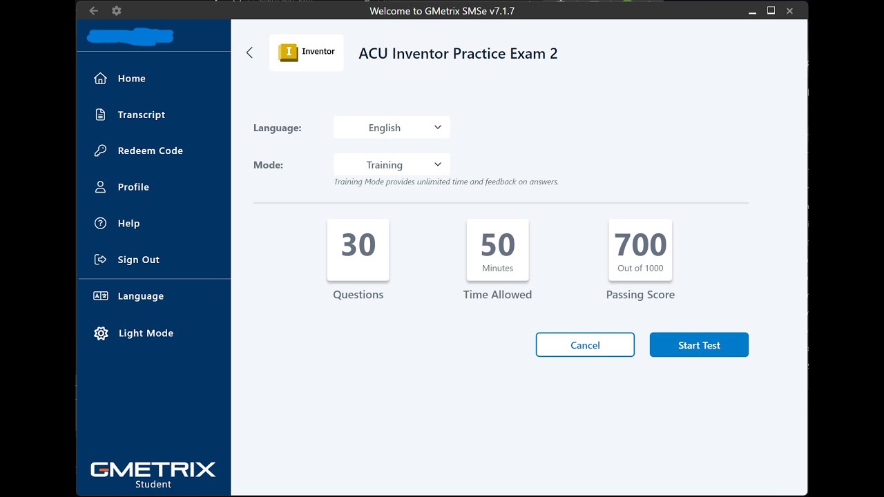 GMetrix ACU Inventor 2024 Practice Exam 2 - Part 2 - Questions 14-30