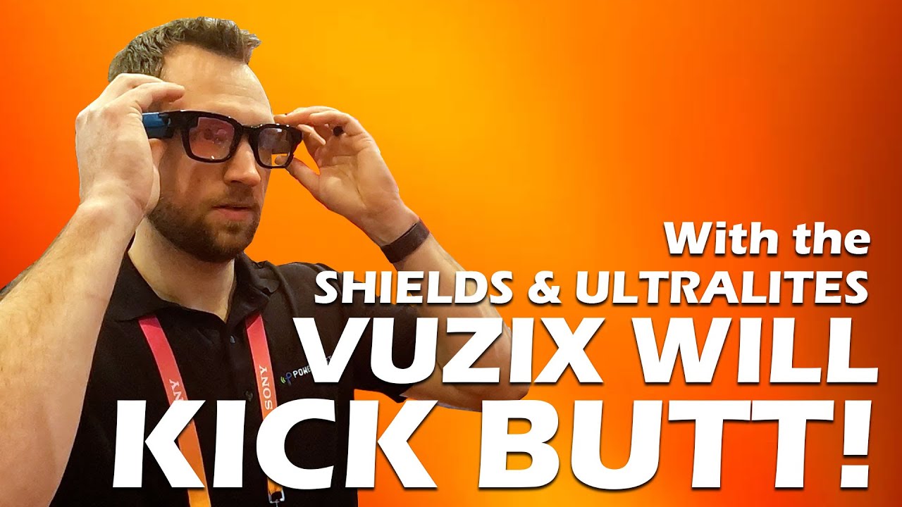 Vuzix Shield  See-Through, Stylish Smart Glasses