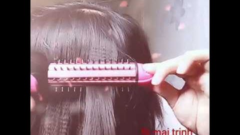 Sử dụng lược điện 3in1 nova fb mai trinh