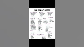 SQL Cheat Sheet   #mysql #cheat #sheet #learning #trending #coding