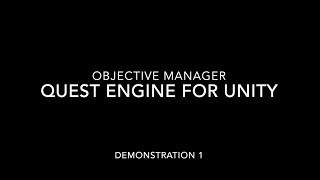 Objective Manager and Quest Engine Unity Package