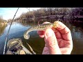 River fishing for spring smallies