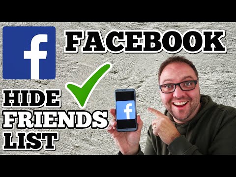How to Hide Friends Lists on Facebook - Android App - 2020