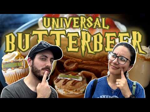 Trying the NEW Seasonal Butterbeer Treats in The Wizarding World of Harry Potter – Hogsmeade