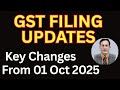  GST Charges From October 2025!GST updates  ! IMS Dashboard Changes! 