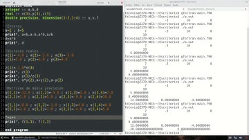 [Fortran] 6 Operaciones