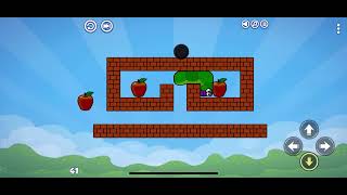 Apple Worm: Logic Puzzle. Level 41. Walkthrough.