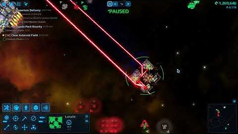 Cosmoteer: Tips on piloting a diagonal orbiter.  Settings&controls, stationkeeping, simple orbiting.