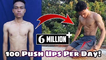 100 Push Ups a Day Challenge (30 Days Honest Result)