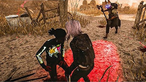 DBD | Survivor Gameplay Against Huntress (No Commentary)