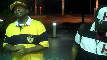 Slick Watts & Mike Jones at the video shoot for #DANGER