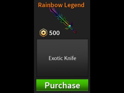 New Limited Timed Knife In Roblox Assassin Rainbow Legend Roblox Assassin Youtube - buying rainbow flames effect roblox assassin youtube