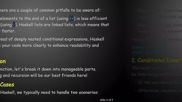 How to Write a Haskell Function That Inserts an Element into a Sorted List