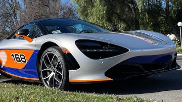 McLaren custom design wrap - racing livery installation - vehicle wrap