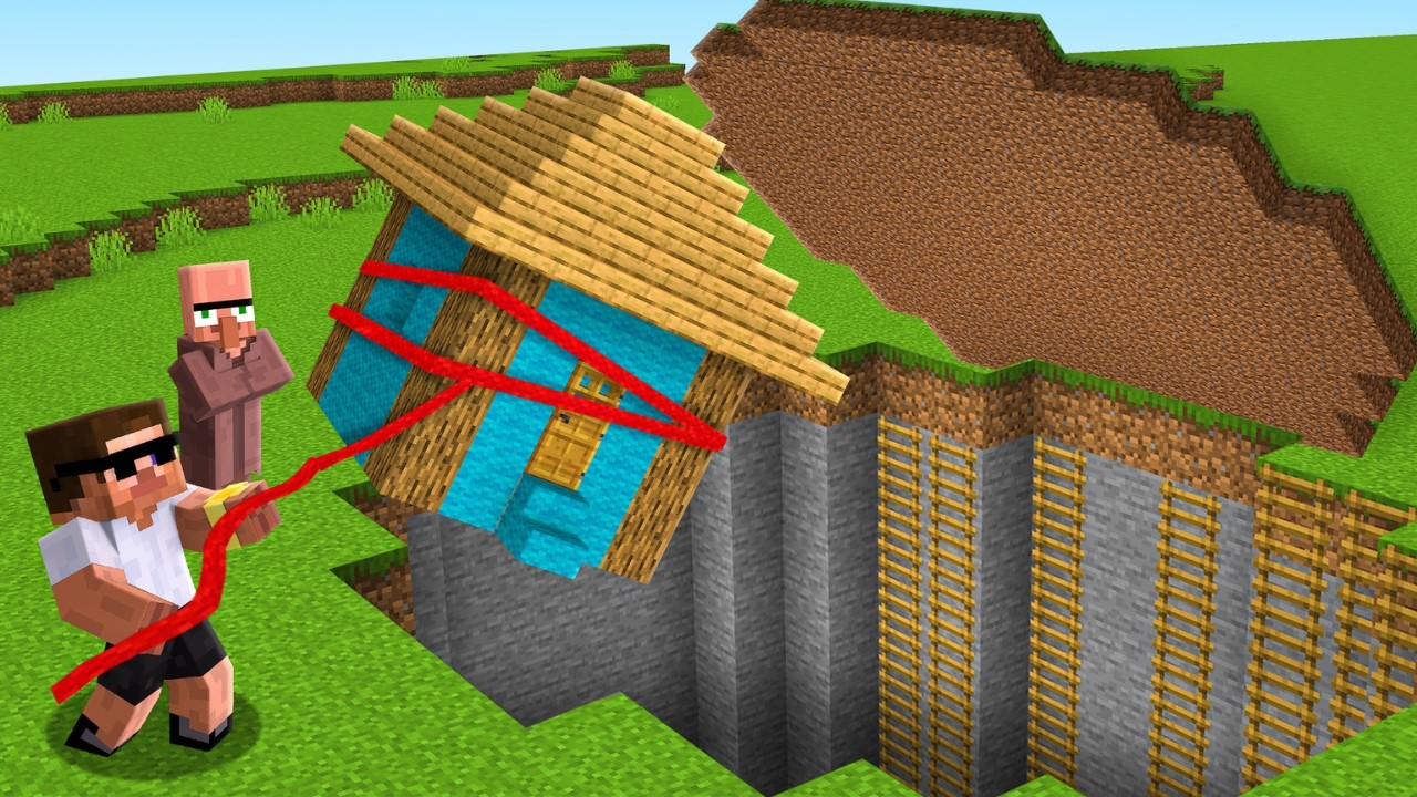 Using SECRET Rooms to STEAL My Friend's House..