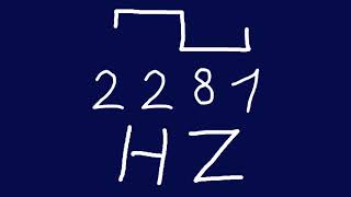 2281 hz square