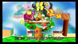 SMASH REMIX v1.1.1 - Stamina 999% in Kirby Beta Stage 2 with Pokemon