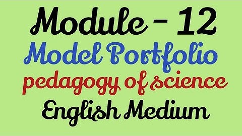 Module - 12 model portfolio.