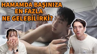 Türk Hamamında başına gelmeyen kalmayan JAPON Youtuber (REZİL OLDUK)
