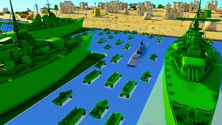 Green Army Men DDAY Beach Invasion Defense!  NEW Attack on Toys Update!