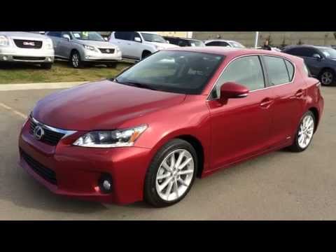 lexus-certified-pre-owned-matador-red-2011-ct-200h-fwd-hybrid---technology-review---beaumont,-ab