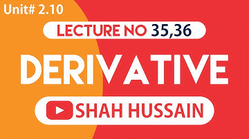 Derivative | Exercise 2.10 | Easy Method