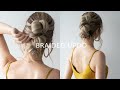 HOW TO: EASY UPDO 💁‍ Knotted Braid Hair Tutorial