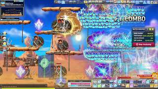 [MapleStory GMS Reboot] Adele Hotel Arcus Outlaw-Infested Wastes 2 18400 mobs/hr