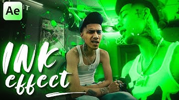 how to create INK SPLASH EFFECT for your Music Video in After effects