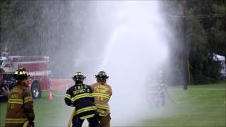 N.J. firefighters' barrel fight and pig roast on Aug. 13, 2016